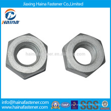 Stock Made in china Estoque DIN934 2H 4,8 8,8 Grau Porca hexagonal
